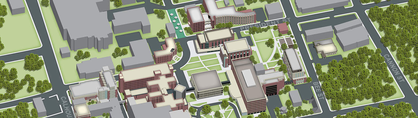 MUSC campus map