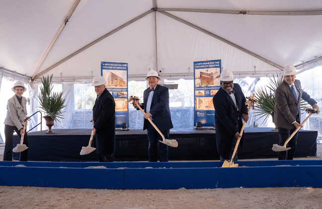 Groundbreaking New COM building