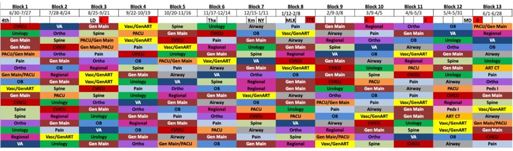 schedule