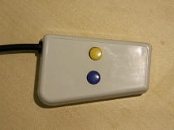 Two Button Blue Yellow Response Pad