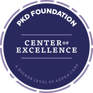 PKD Center of Excellence seal