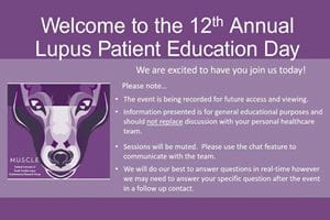 2023 Lupus Patient Education Day Video cover image
