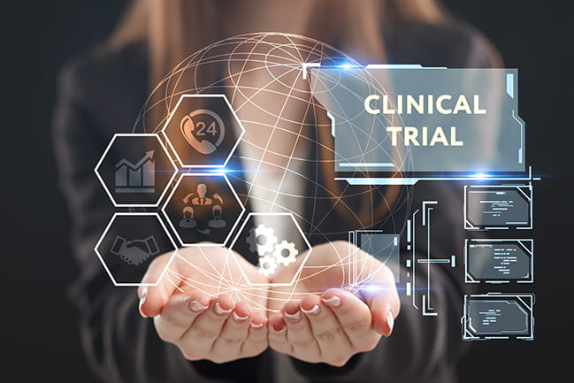 Clinical trial graphic