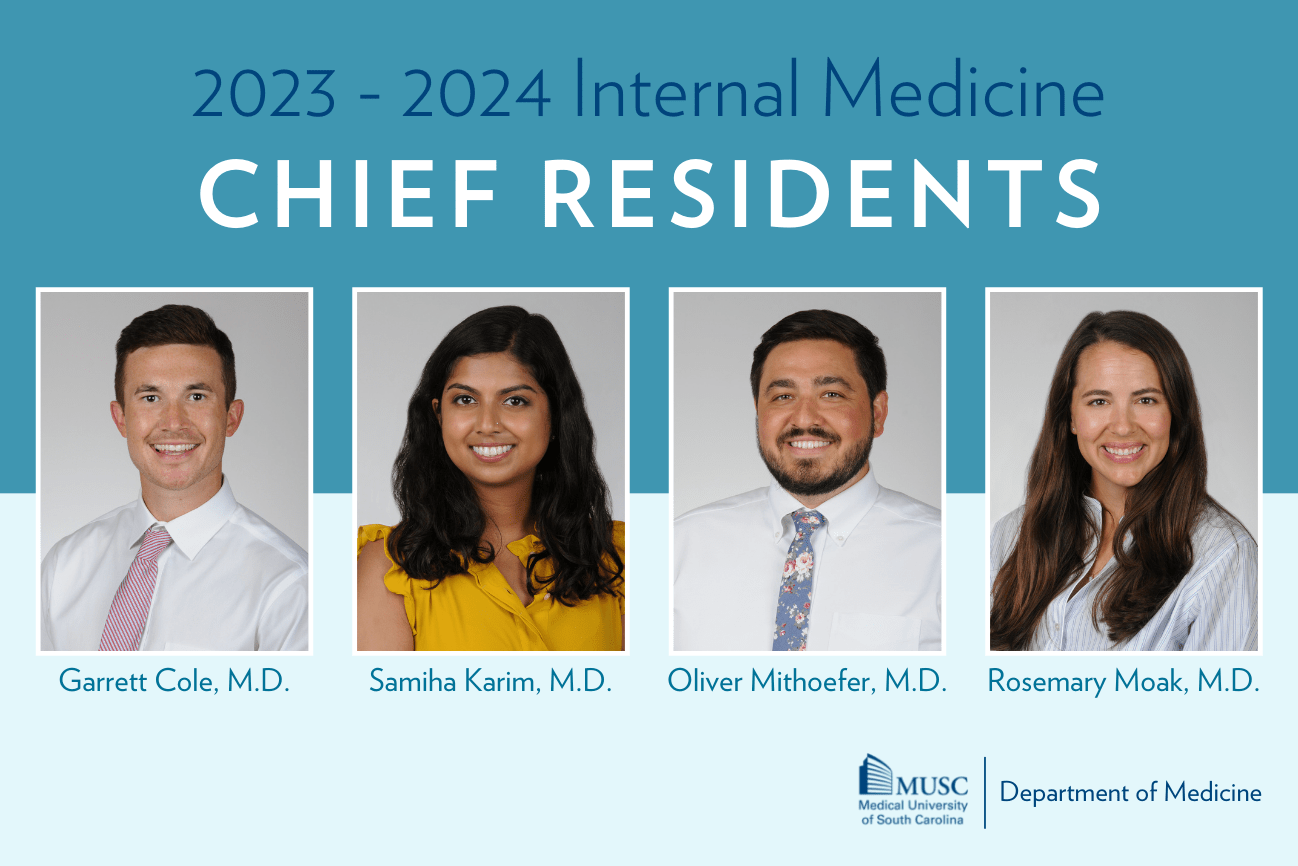 2023-2024 Chief Residents College of Medicine MUSC photo photo