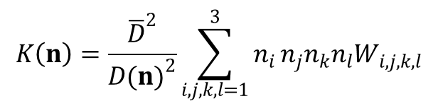 Third equation explaining the DKI approximation to diffusion signal intensity