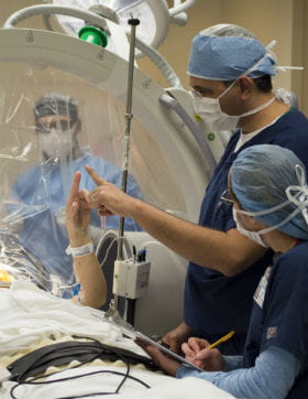 Gonzalo Revuelta in the operating room