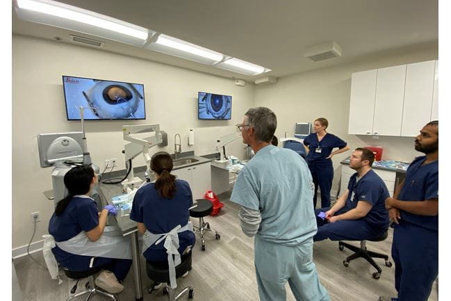 Storm Eye residents participate in surgical training