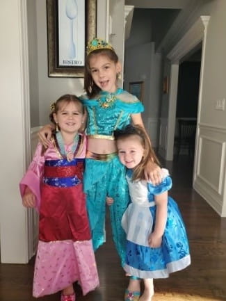 Dr. Carroll's granddaughters: Sophia, Charlotte, and Alice