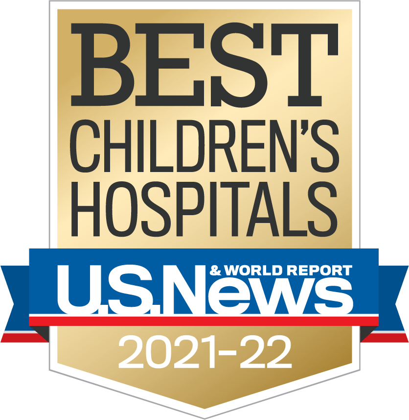 USNWR Best Children's Hospitals 2021 to 2022