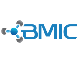 BMIC letters next to a circle with three nodes extending out of circle