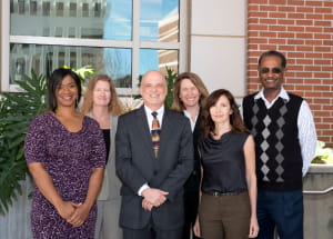 Some of our Epidemiology faculty in posed group shot