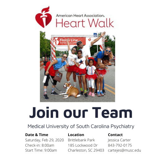 Join our heart walk team cartejes@musc.edu
