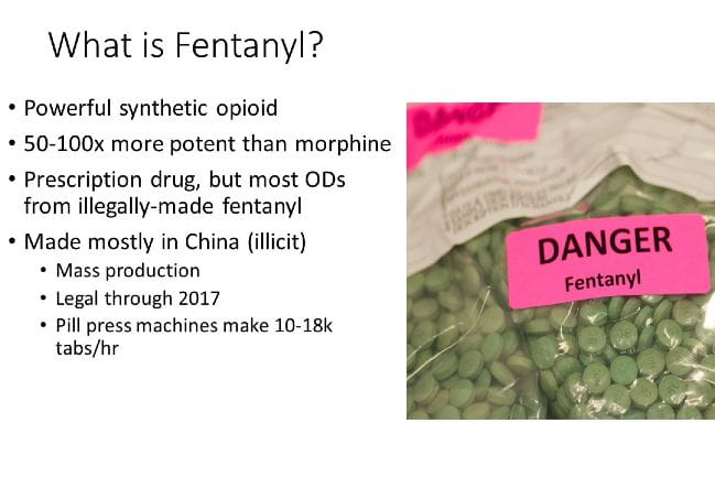 Slide from Update on Fentanyl