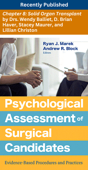 Book cover for Psychological Assessment of Surgical Candidates