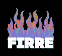 FIRRE Logo with purple flames