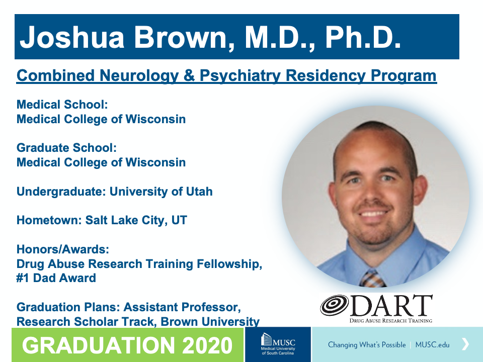 Joshua Brown, Graduation 2020