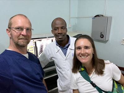 Uganda clinic - Drs. Suranyi and Mann