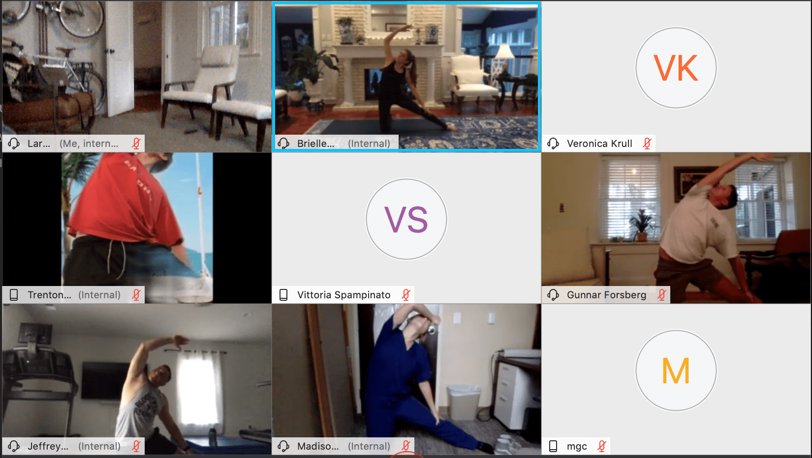 COVID19 virtual activities - yoga