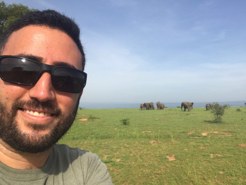 GH 2017 Uganda Golchin with Elephants 