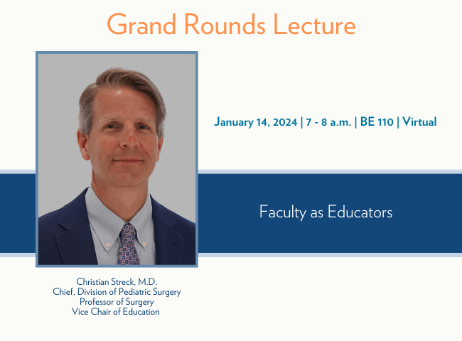 January Grand Rounds - Christian Streck MD