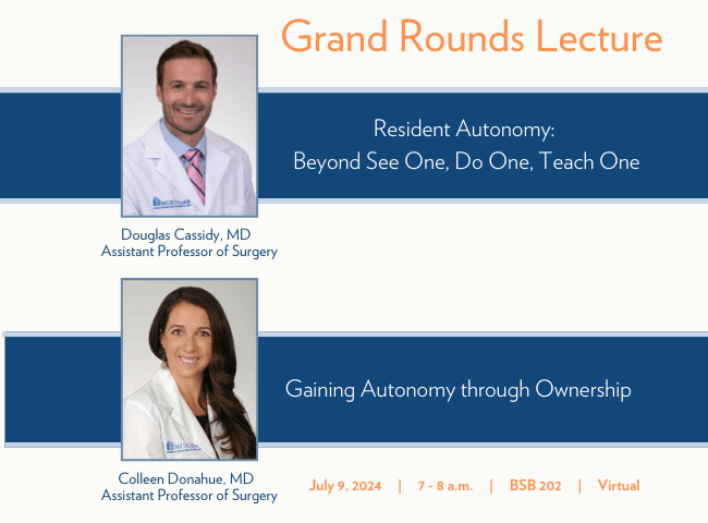 July 9, 2024 Surgery Grand Rounds