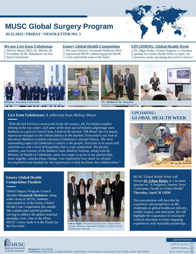 Global Surgery March 2023 Issue
