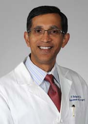 Dr. Prabhakar Baliga, chairman of the Department of Surgery 