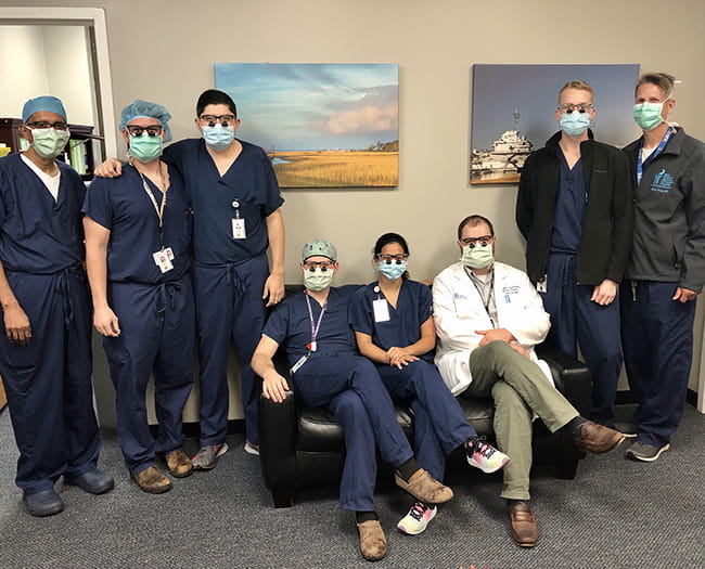 All second year residents receive loupes, courtesy of the Curtis P. Artz MUSC Surgical Society