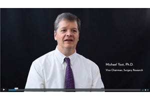 Mike Yost, Ph.D. talks about research in the Department of Surgery