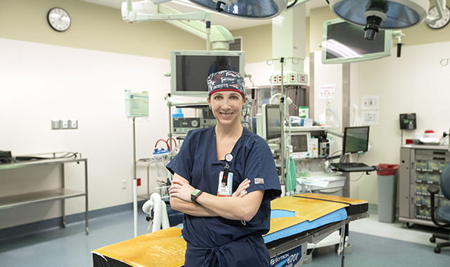 Dr. Donahue in the OR