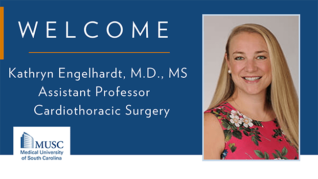 Dr. Kathryn Engelhardt joins the MUSC Department of Surgery