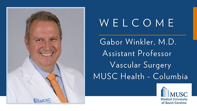 Dr Winkler joins MUSC