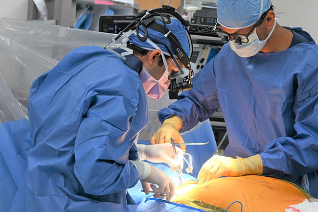 Dr. Kilic in the OR