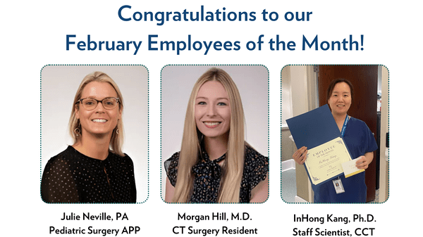 February Employee Recognitions