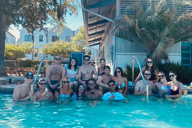 Urology Residents at a Pool Party
