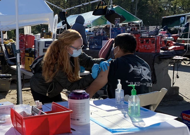 photo of vaccination clinic