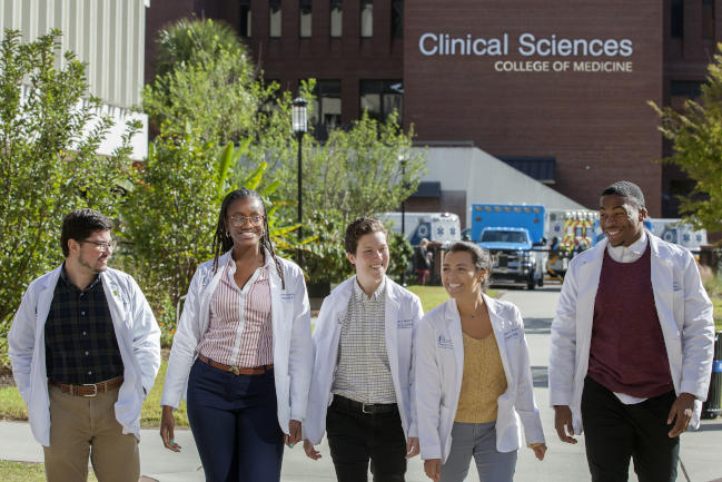 Group of M.D. students