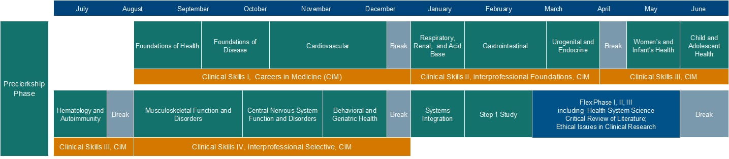 Preclerkship (FLEX) Curriculum | College of Medicine | MUSC