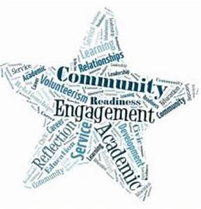 Image of start with words community and engagement