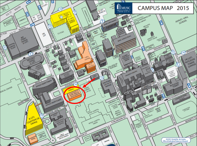Location and Directions | College of Medicine | MUSC